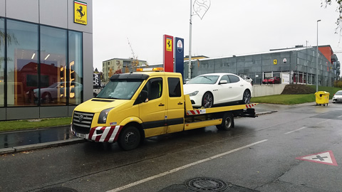 Towing vehicle - Vokswagen Grafter Tischer